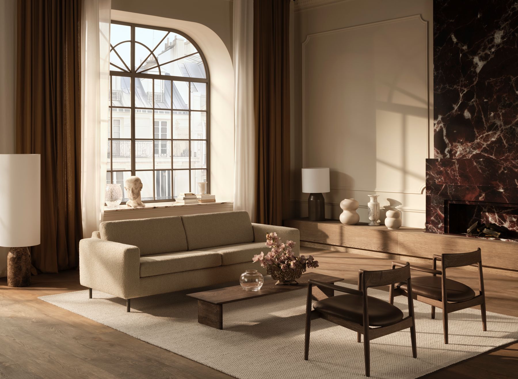 Wohnzimmer mit dem Scandinavia Sofa von BOLIA