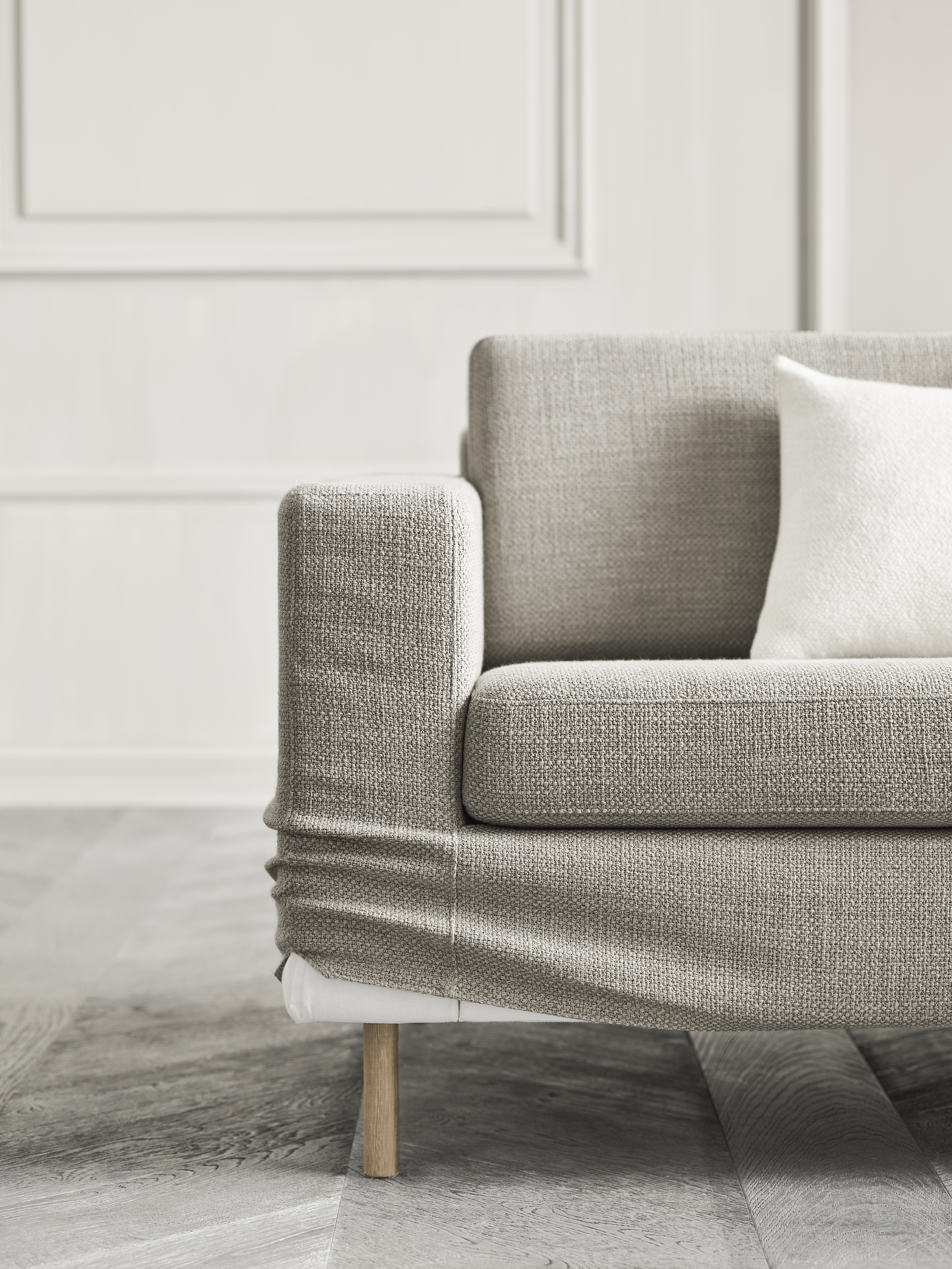 Scandinavia Corner Sofa 4 seater w. open end - left